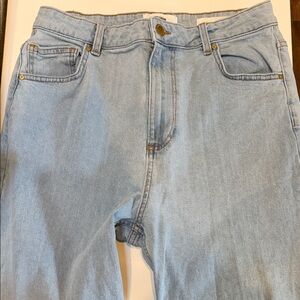 Cotton On Light Blue Denim Mom Stretch Jeans